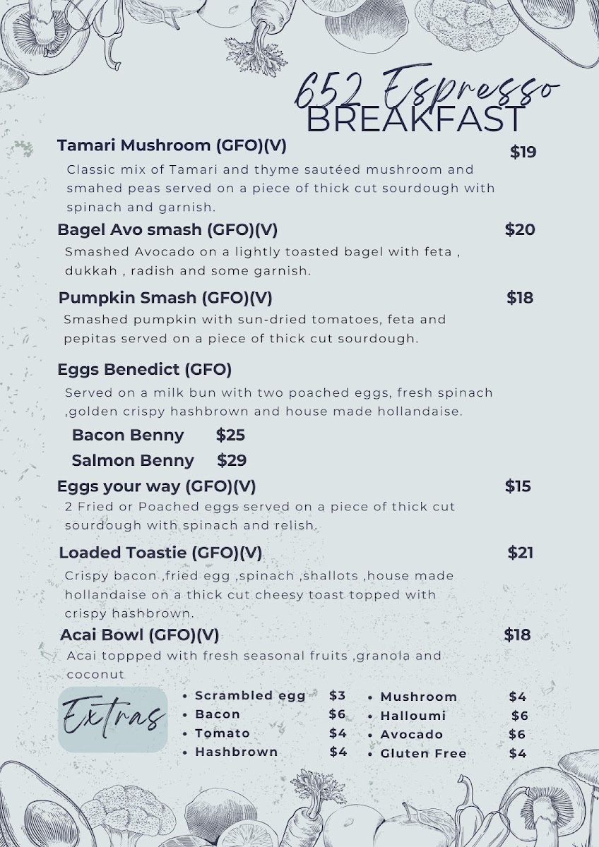 Menu - 652Espresso photo 1