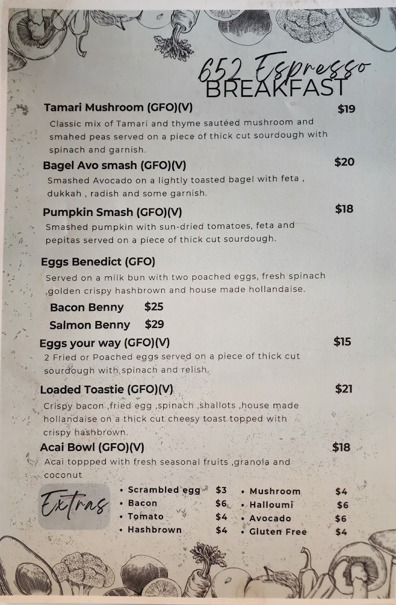Menu - 652Espresso photo 4